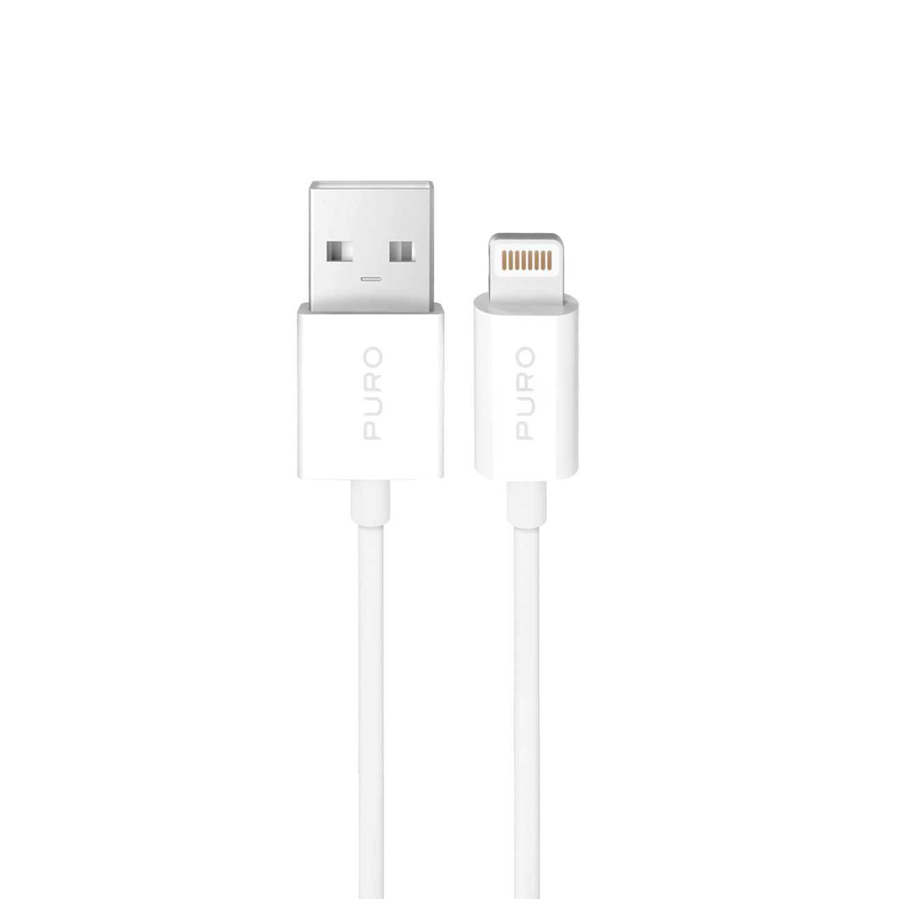 Puro TPE Laidas USB-A - Lightning 12W 2m baltas