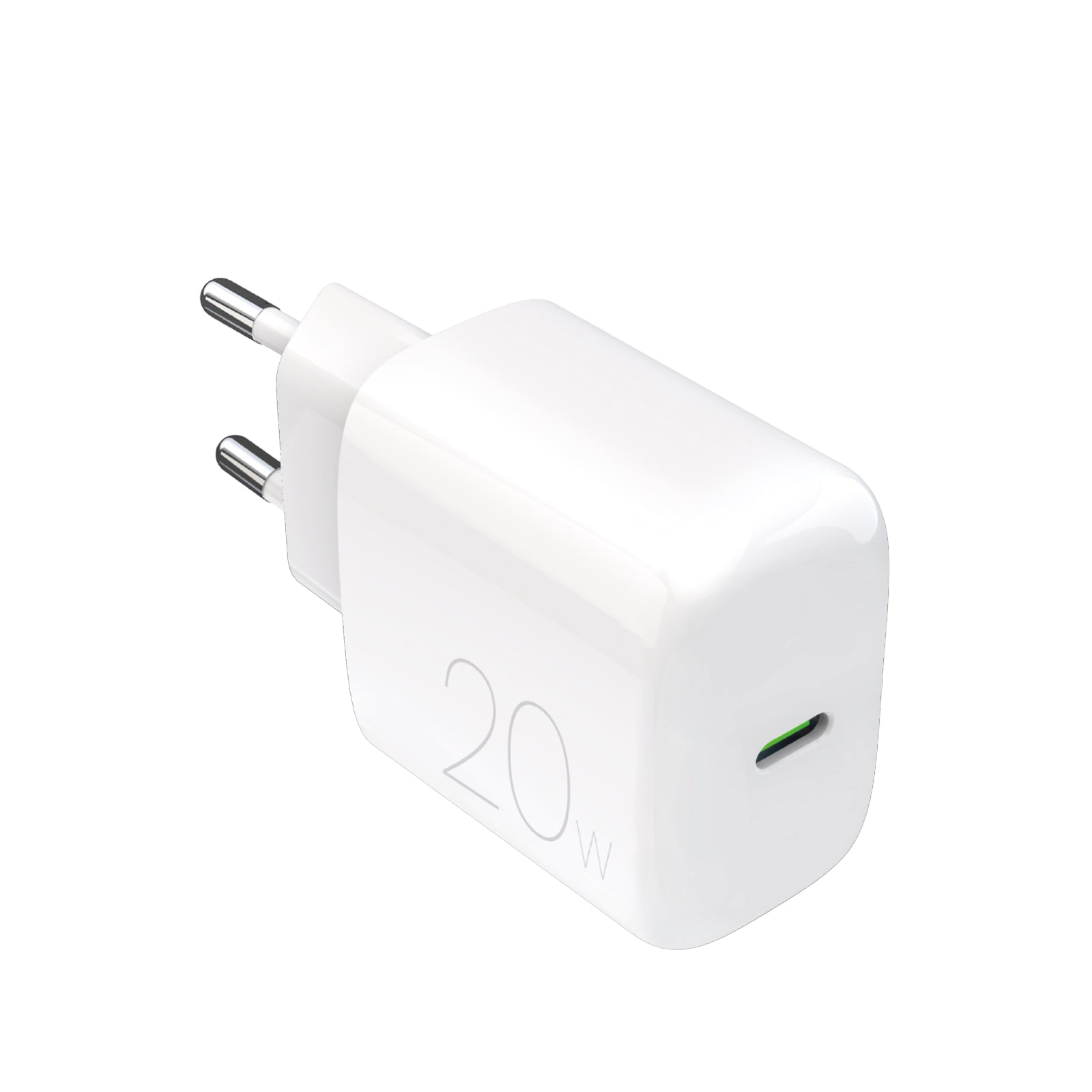 Puro PROLITE 20W USB-C sieninis įkroviklis - baltas -- Cell phone chargers