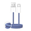 Puro Fabrik 2.0 10W USB-A - USB-C pintas laidas 1.5m - mėlynas