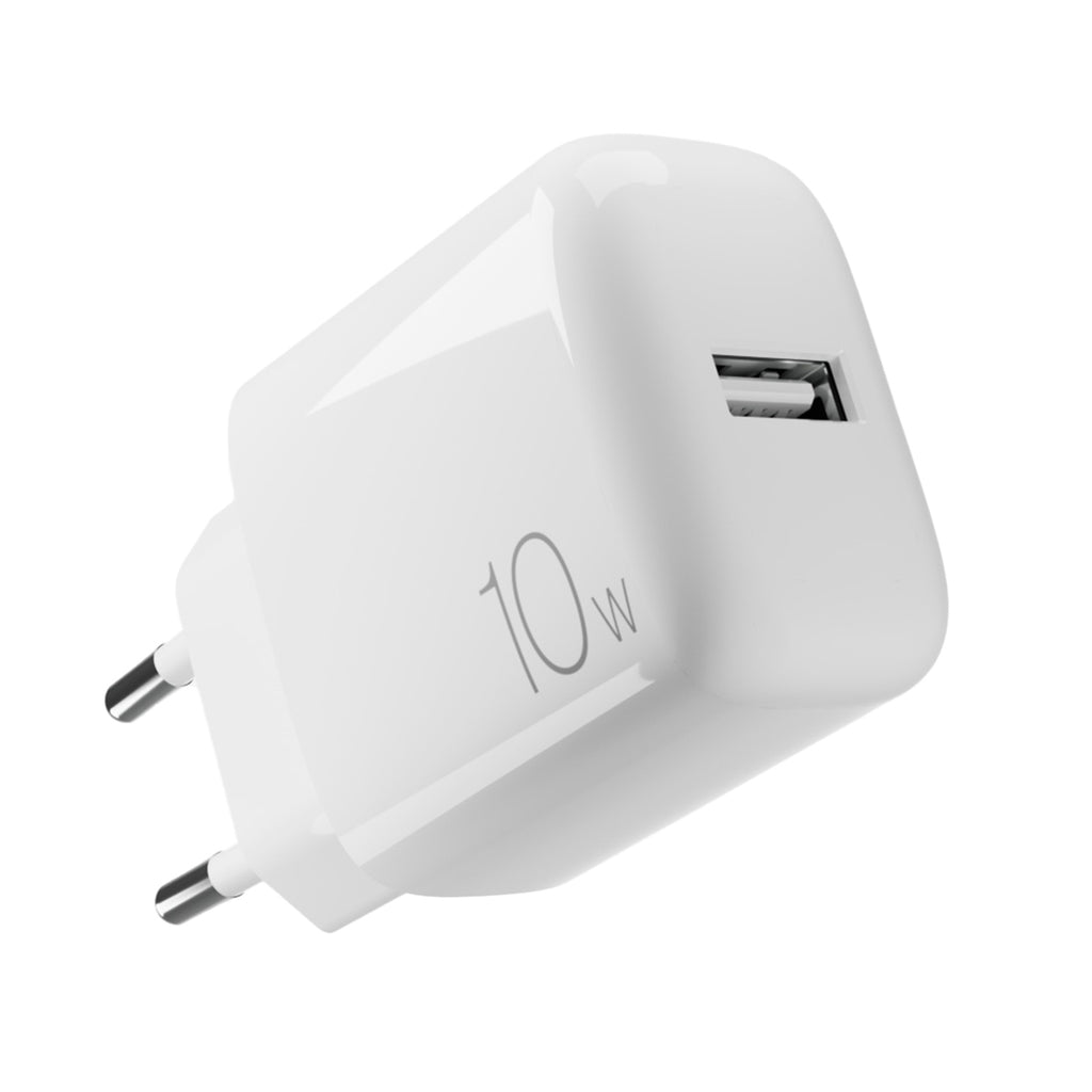 Puro PROLITE 10W USB-A sieninis įkroviklis - baltas