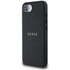 Guess MagSafe dėklas iPhone 16e – juodas