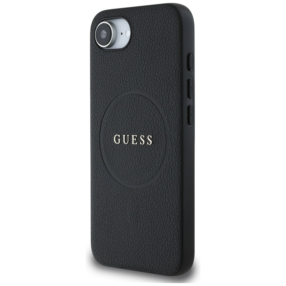 Guess MagSafe dėklas iPhone 16e – juodas