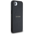 Guess MagSafe dėklas iPhone 16e – juodas
