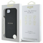 Guess MagSafe dėklas iPhone 16e – juodas