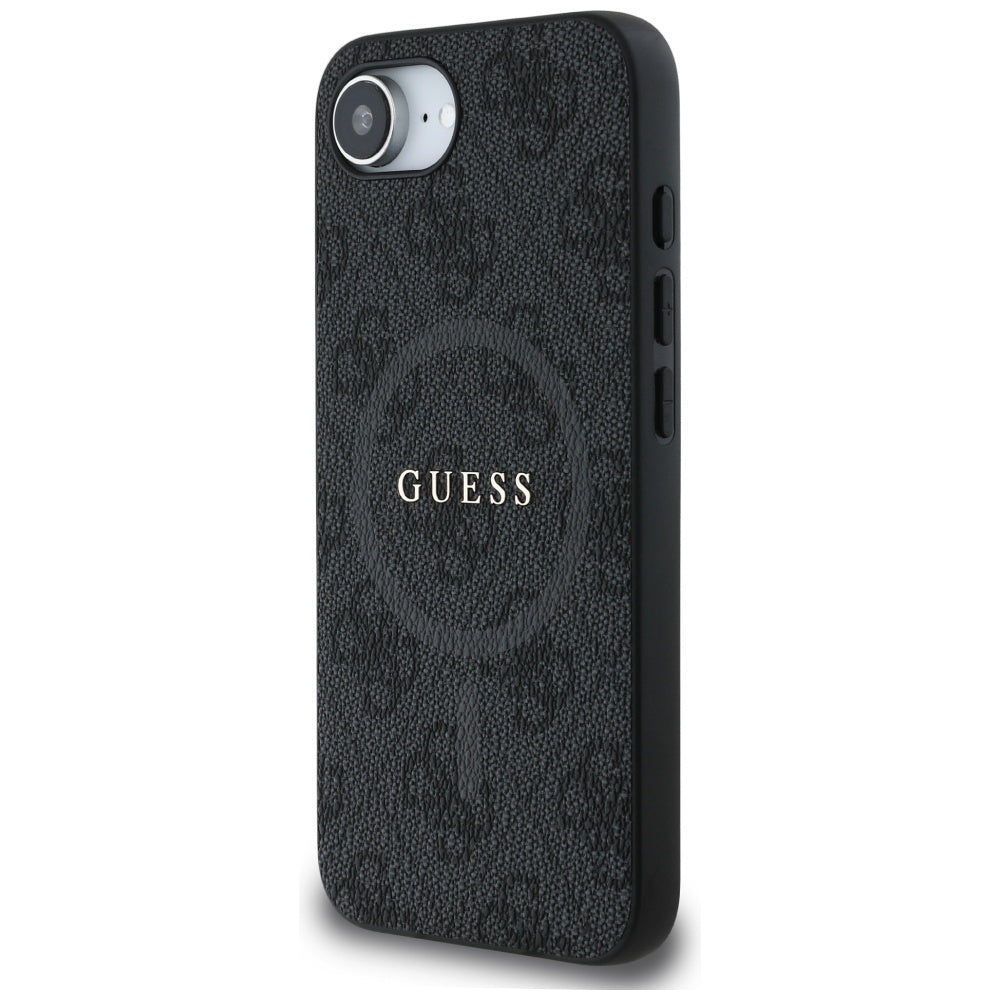 Guess MagSafe dėklas iPhone 16e – juodas