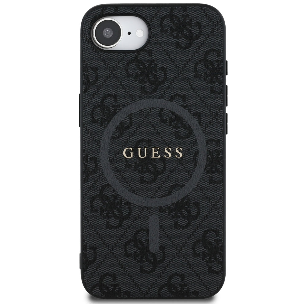 Guess MagSafe dėklas iPhone 16e – juodas