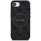 Guess MagSafe dėklas iPhone 16e – juodas
