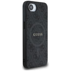 Guess MagSafe dėklas iPhone 16e – juodas