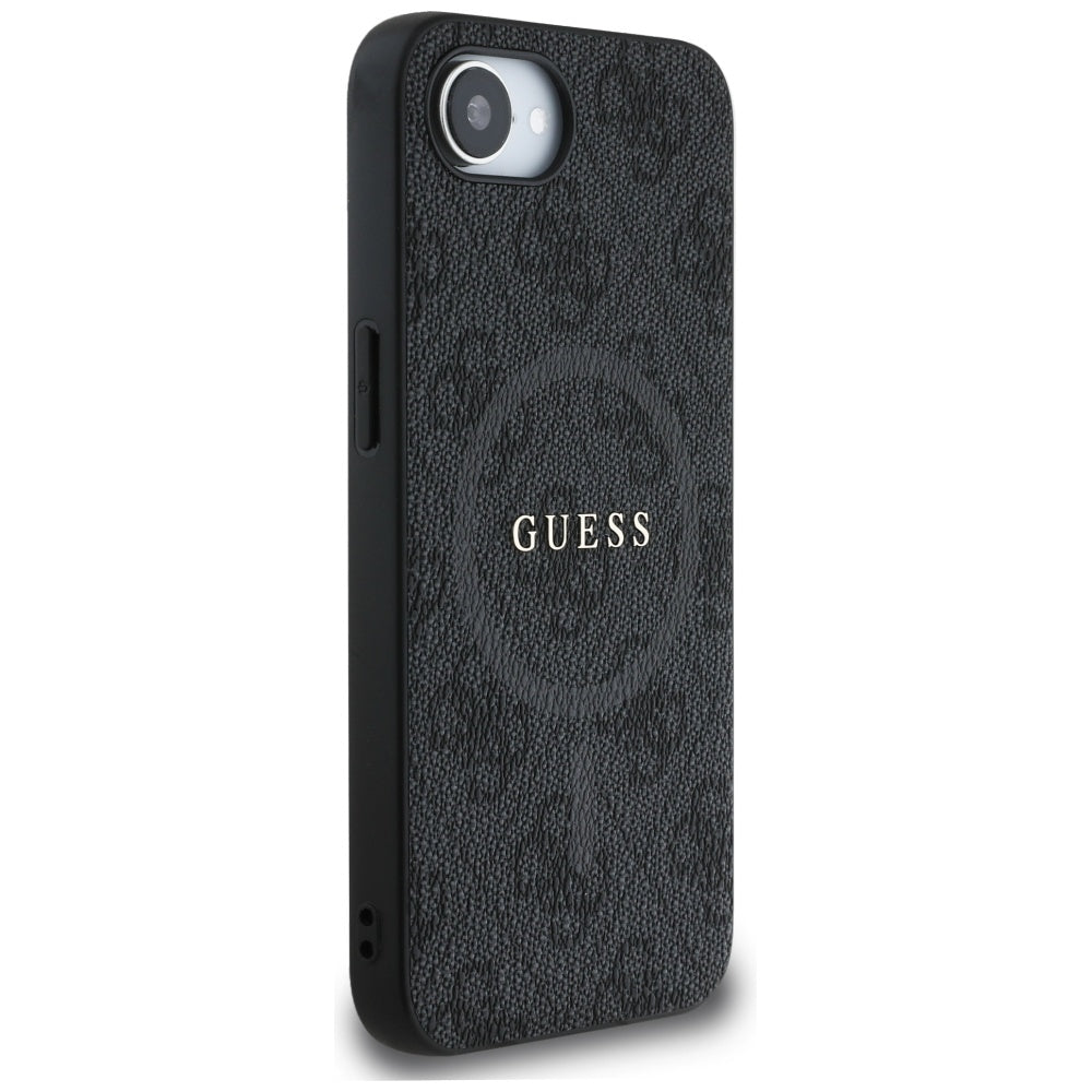 Guess MagSafe dėklas iPhone 16e – juodas