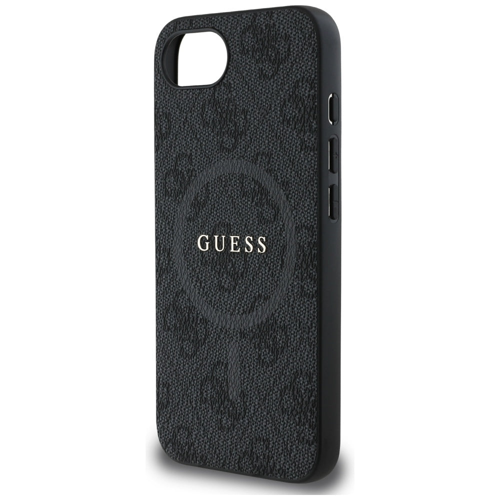 Guess MagSafe dėklas iPhone 16e – juodas