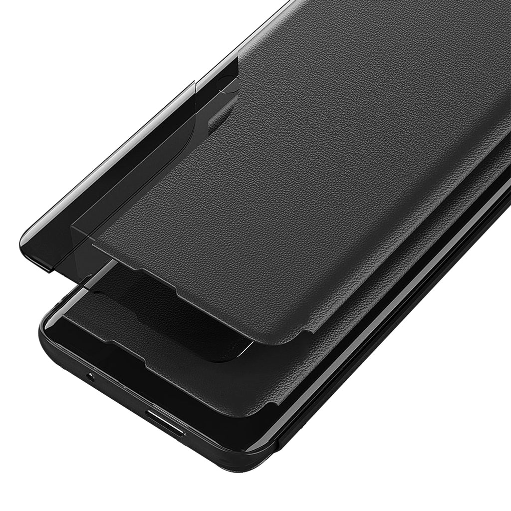 Eko odos dėklas su langeliu ir stovu iPhone 16e – juodas