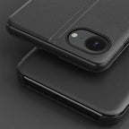 Eko odos dėklas su langeliu ir stovu iPhone 16e – juodas