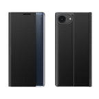 New Sleep Case dėklas iPhone 16e su stovu – juodas
