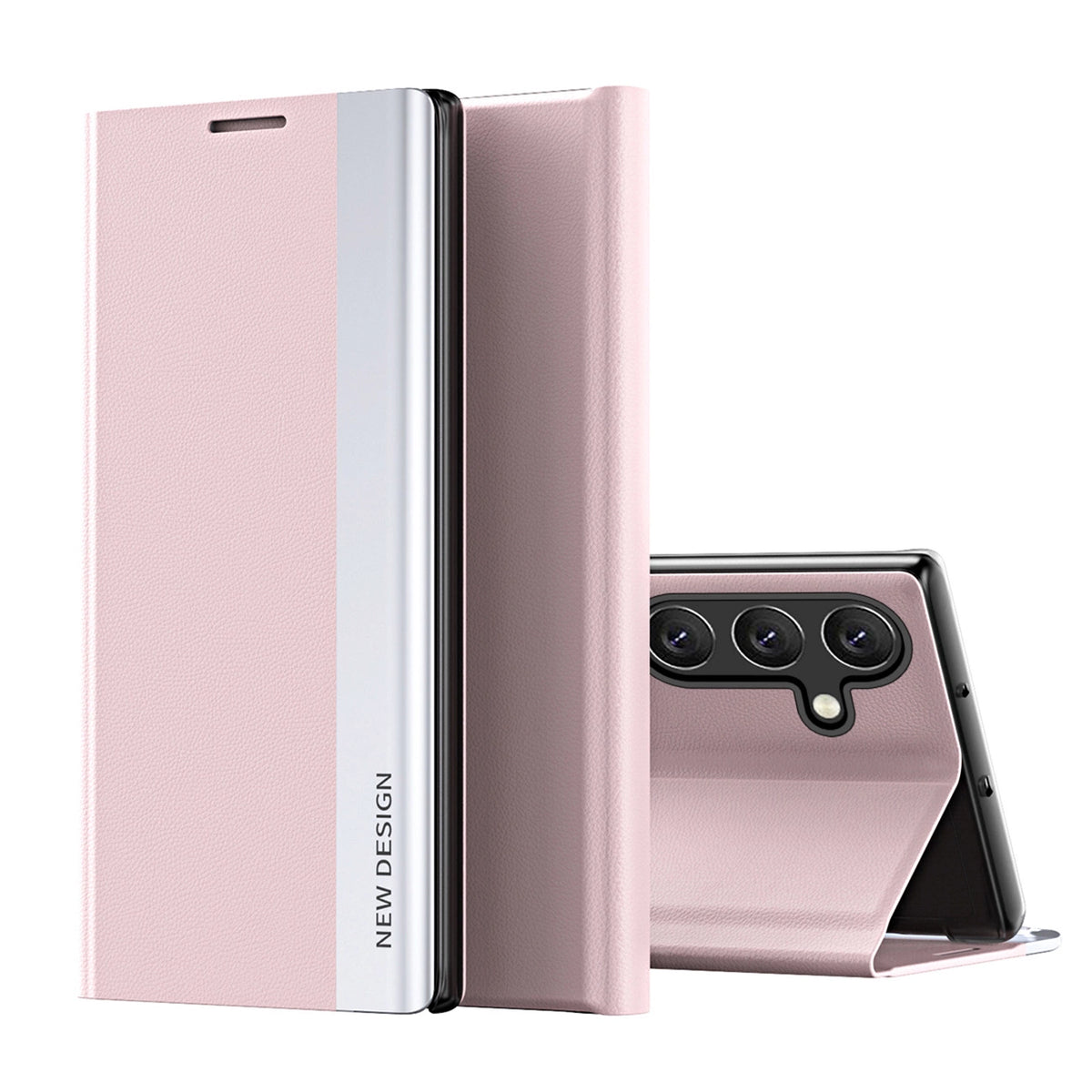 Sleep Case Pro dėklas Samsung Galaxy S25 Edge – rožinis