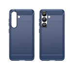 Anglies rašto dėklas Samsung Galaxy S25 Edge – mėlynas