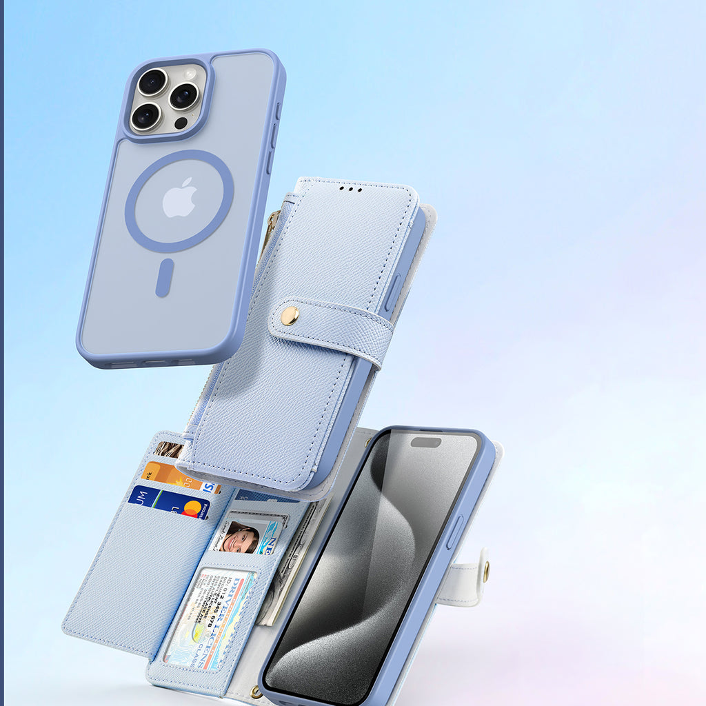 Dux Ducis Lawa odinis dėklas iPhone 15 Pro – mėlynas