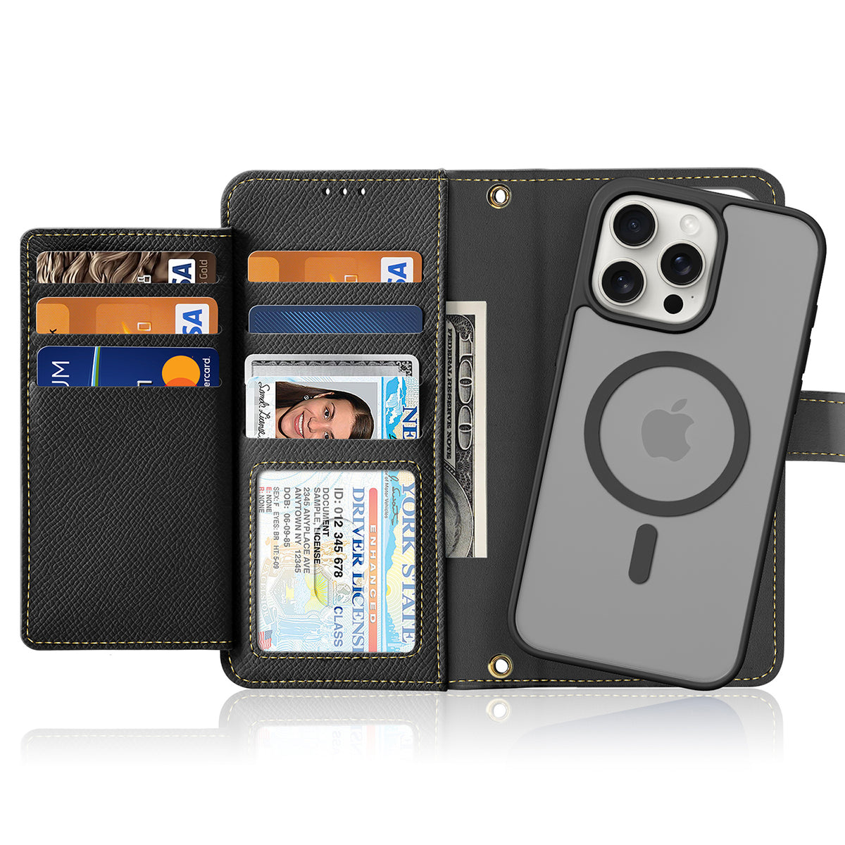 Dux Ducis Lawa odinis dėklas iPhone 15 Pro Max – juodas