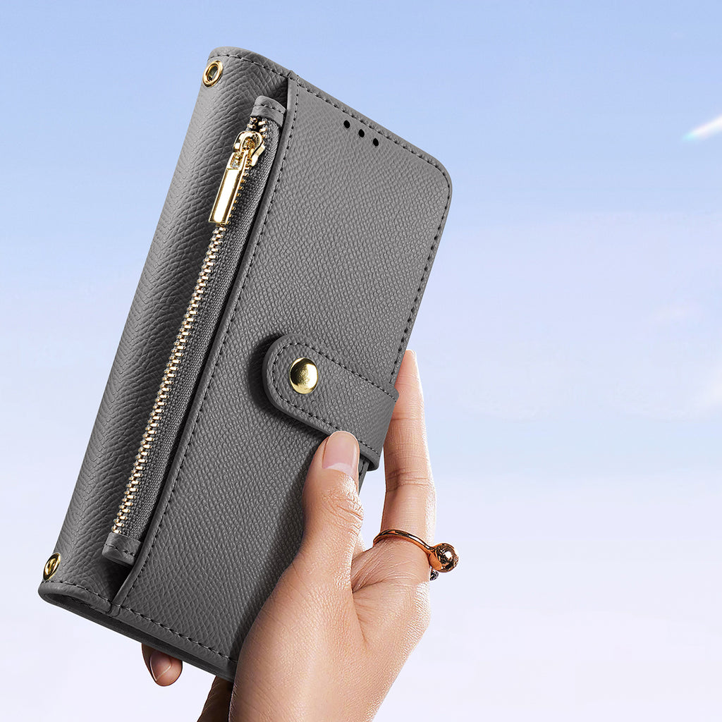 Dux Ducis Lawa odinis dėklas iPhone 15 Pro Max – pilkas