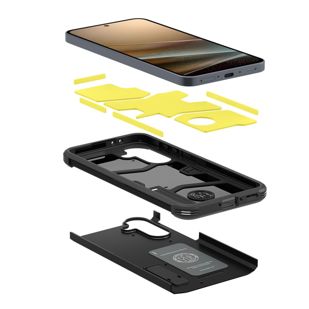 Spigen Tough Armor dėklas Galaxy A36 5G – juodas