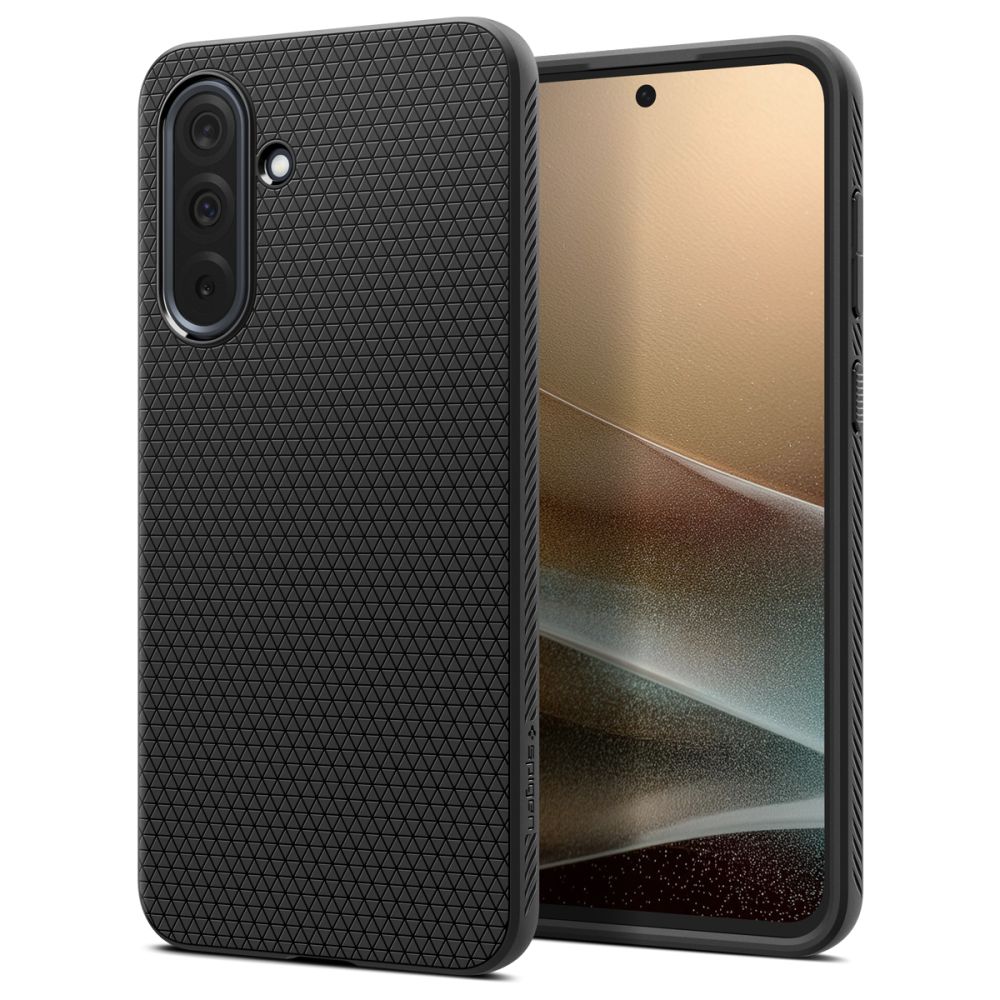 Spigen Liquid Air dėklas Samsung Galaxy A36 5G – juodas -- Samsung Galaxy A36 5G