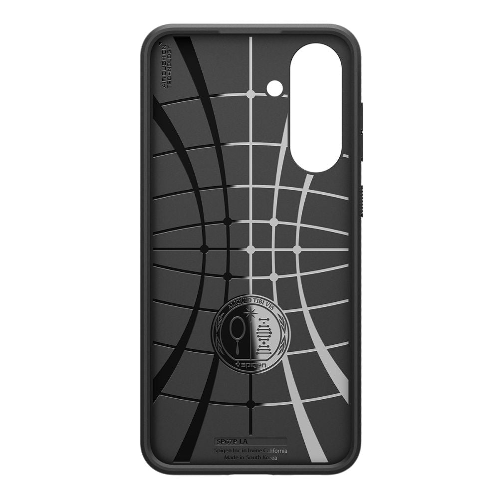Spigen Liquid Air dėklas Samsung Galaxy A36 5G – juodas -- Samsung Galaxy A36 5G