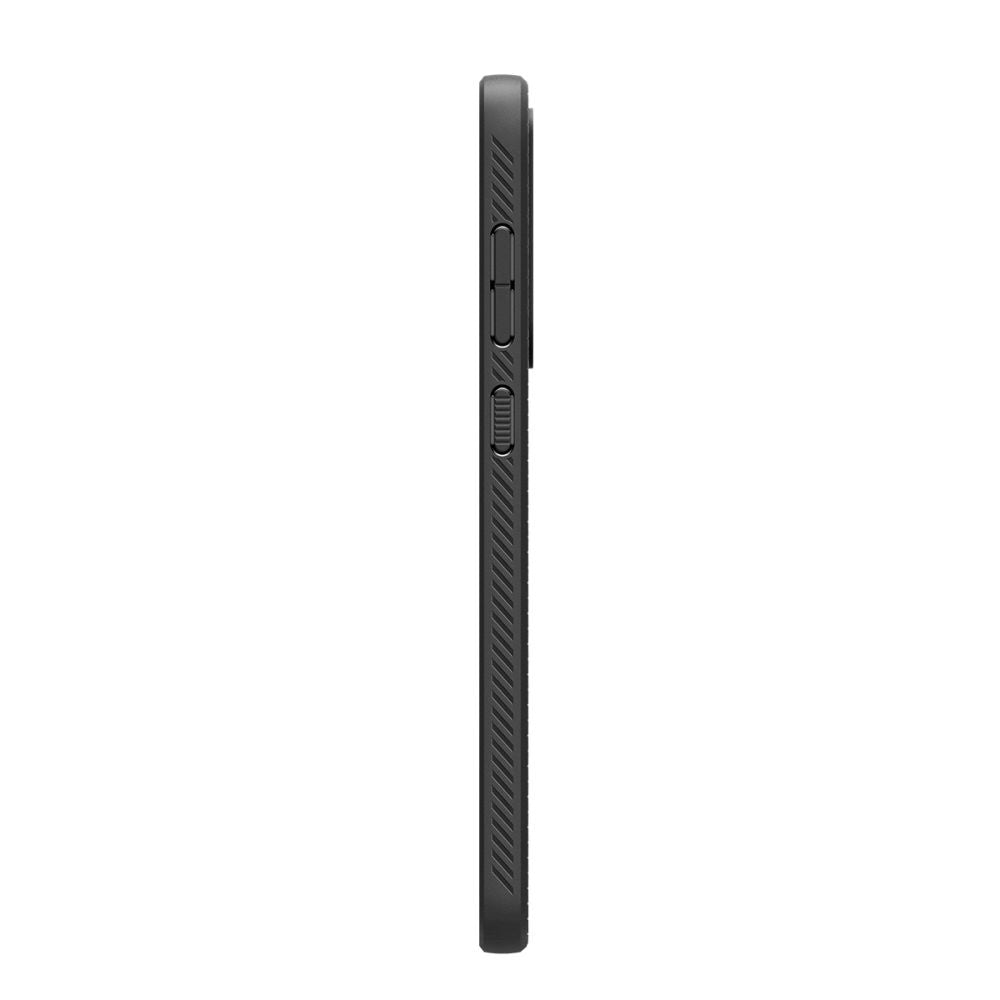 Spigen Liquid Air dėklas Samsung Galaxy A36 5G – juodas -- Samsung Galaxy A36 5G