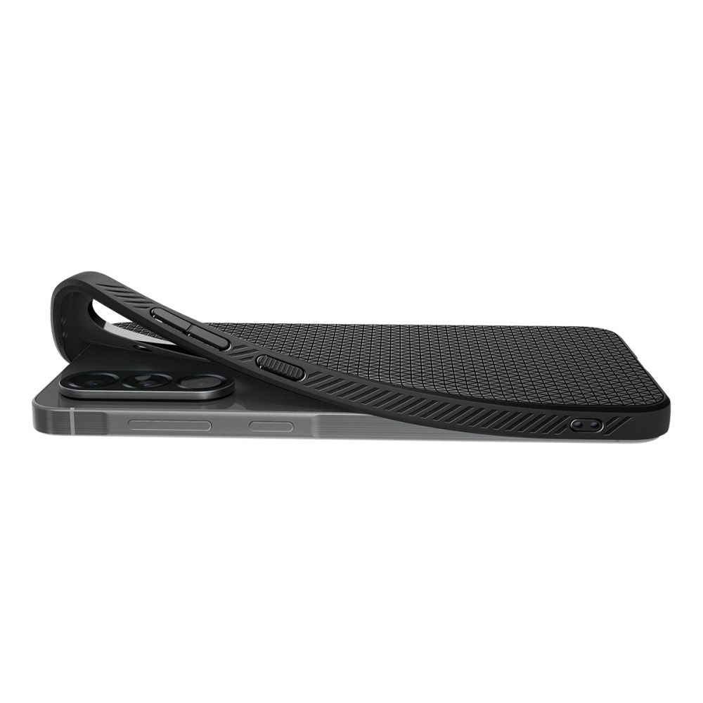Spigen Liquid Air dėklas Samsung Galaxy A56 5G – juodas