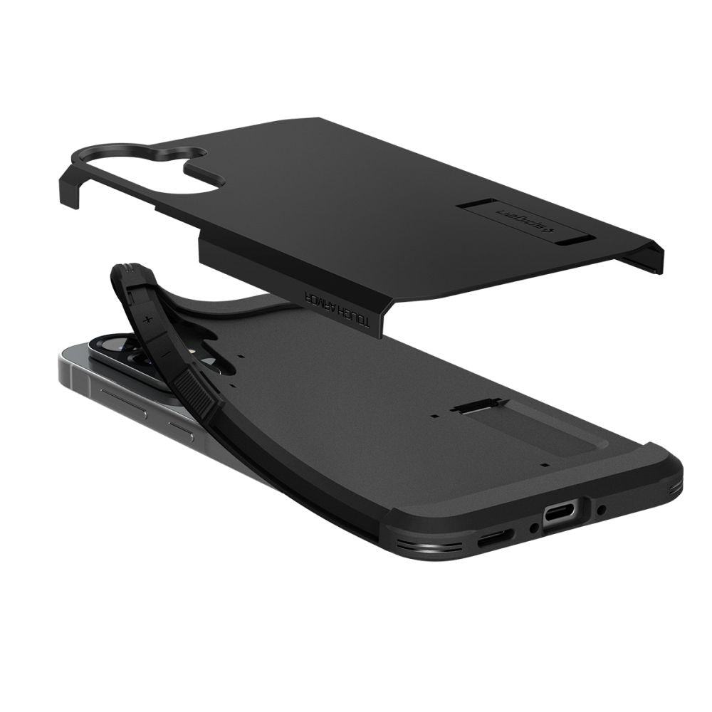 Spigen Tough Armor dėklas Galaxy A56 5G – juodas