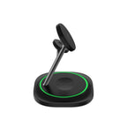 Tech-Protect QI15W-A46 3in1 magnetinis MagSafe indukcinis įkroviklis - juodas -- Cell phone chargers