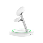Tech-Protect QI15W-A46 3in1 magnetinis MagSafe indukcinis įkroviklis - baltas -- Cell phone chargers