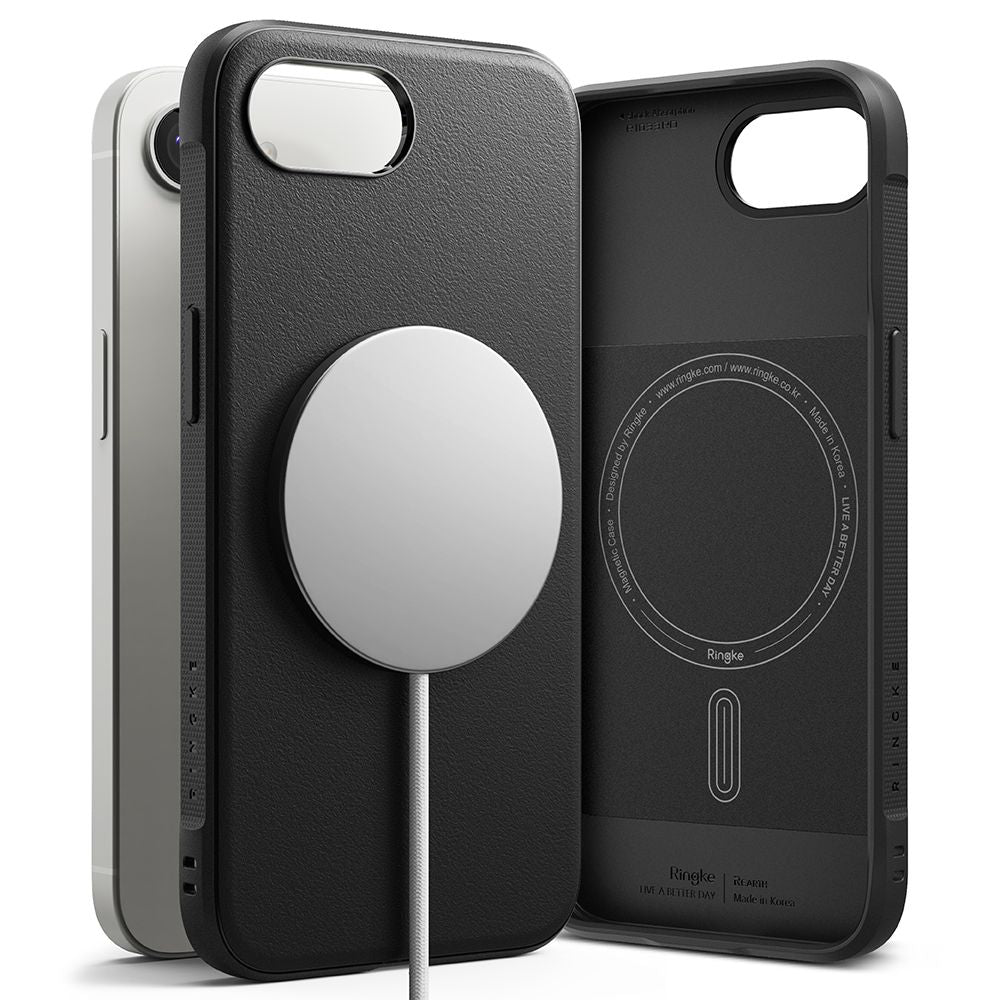 Ringke Onyx magnetinis MagSafe dėklas iPhone 16e – juodas -- iPhone 16e