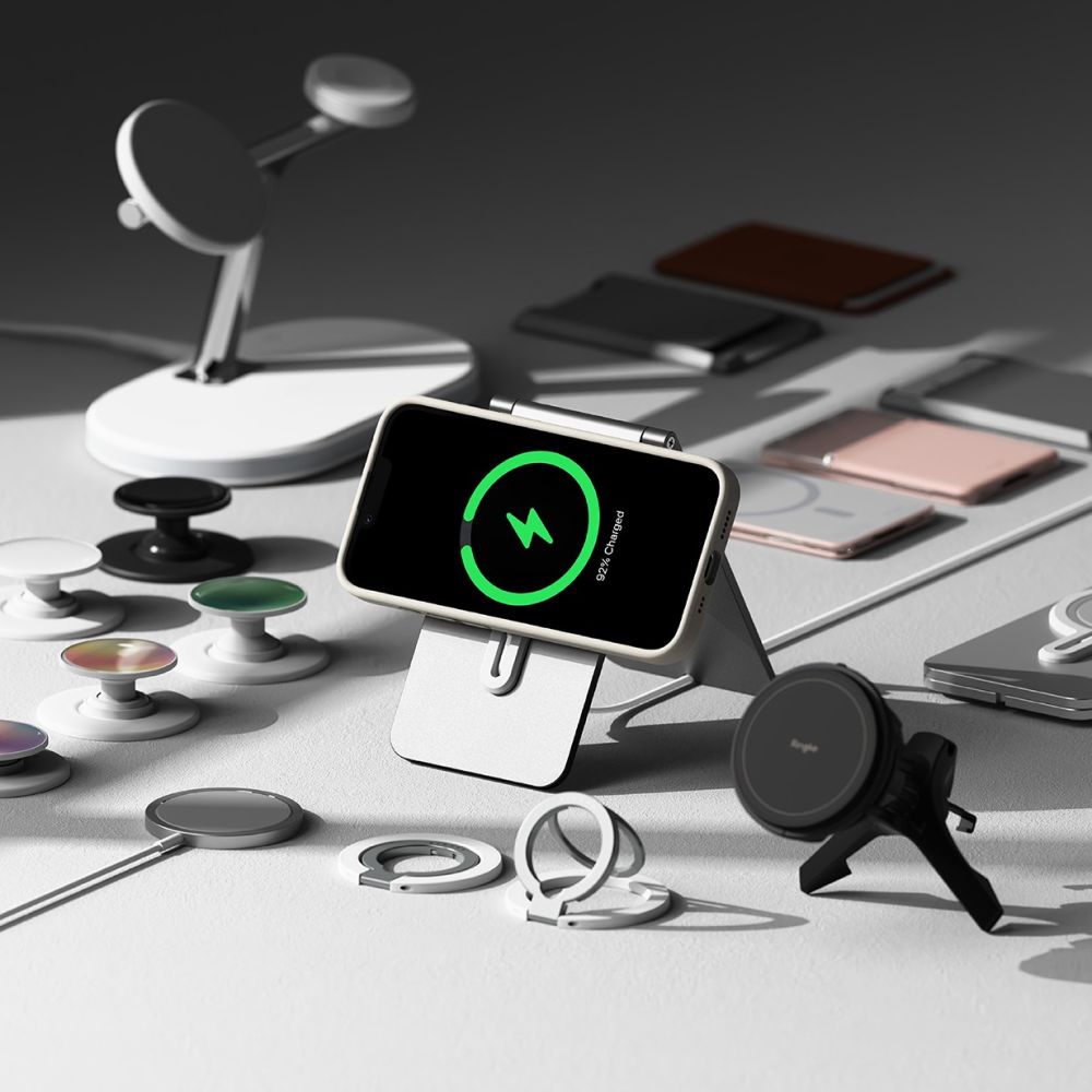 Ringke silikoninis MagSafe dėklas iPhone 16e – smėlio -- iPhone 16e