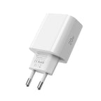 Tech-Protect NC20W PD20W USB-C sieninis įkroviklis su USB-C laidu - baltas -- Cell phone chargers