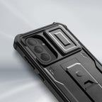 Tech-Protect Kevlar Cam+ dėklas Samsung Galaxy A56 5G – juodas