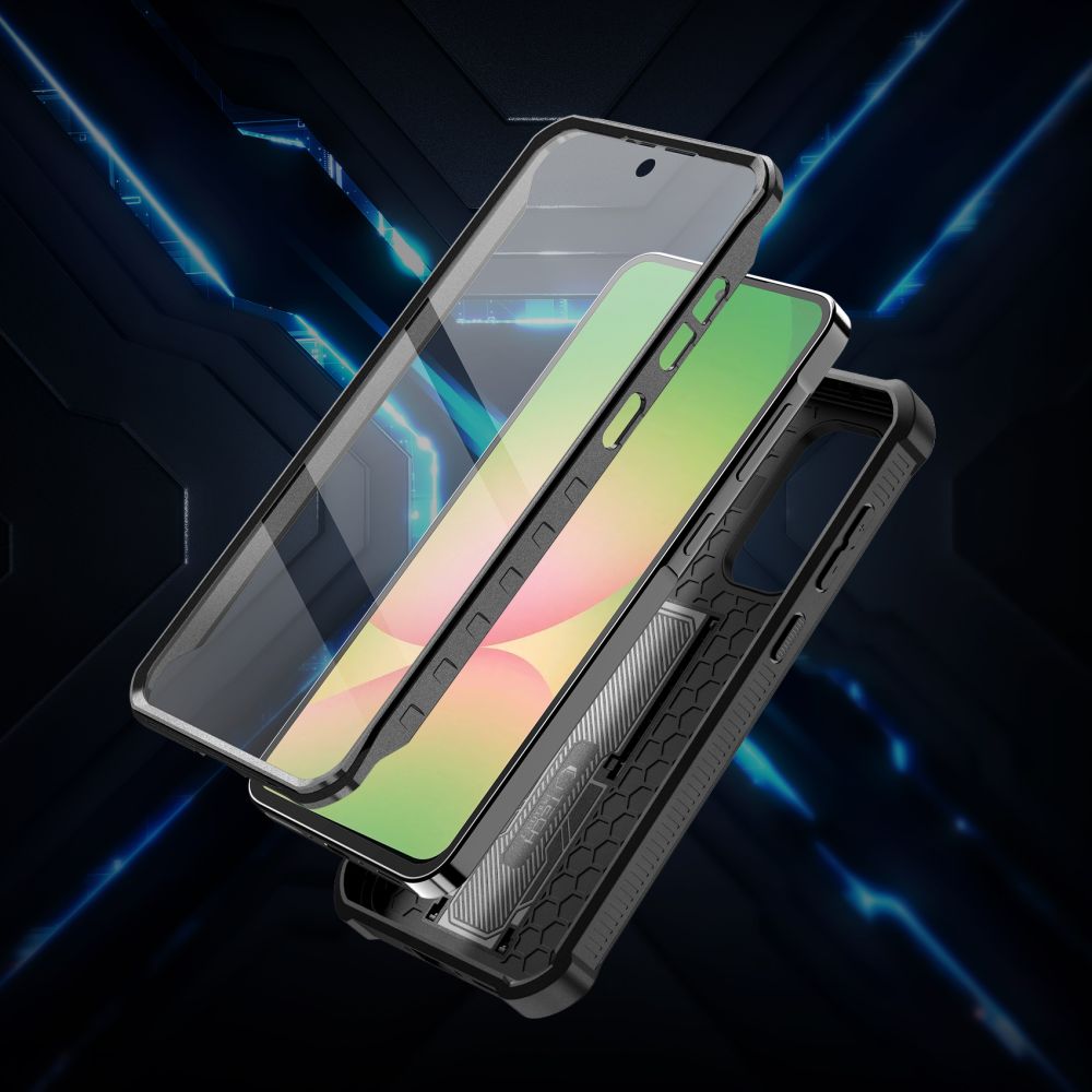 Tech-Protect Kevlar Cam+ dėklas Samsung Galaxy A56 5G – juodas
