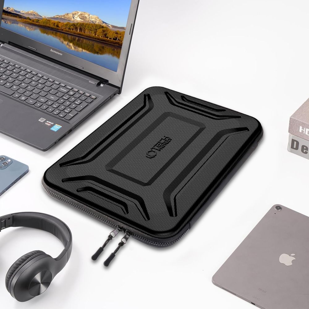 Tech-Protect Kevlar Pro nešiojamojo kompiuterio dėklas 13-14" - juodas -- Laptop Bags