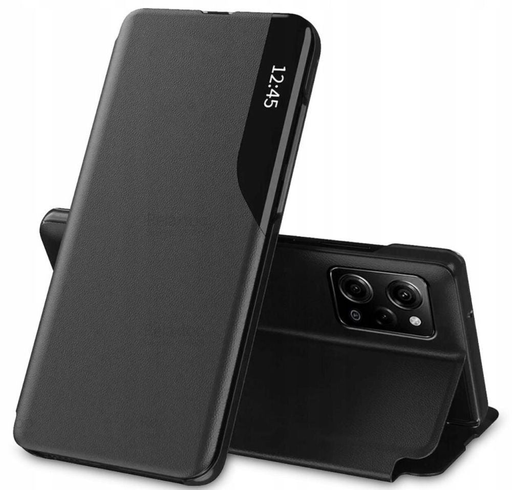 Tech-Protect Smart View dėklas Xiaomi Redmi 12 – juodas -- Xiaomi Redmi 12