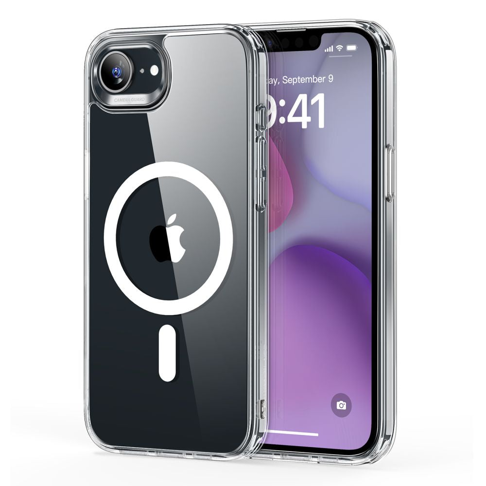 ESR HaloLock MagSafe dėklas iPhone 16e – skaidrus -- iPhone 16e