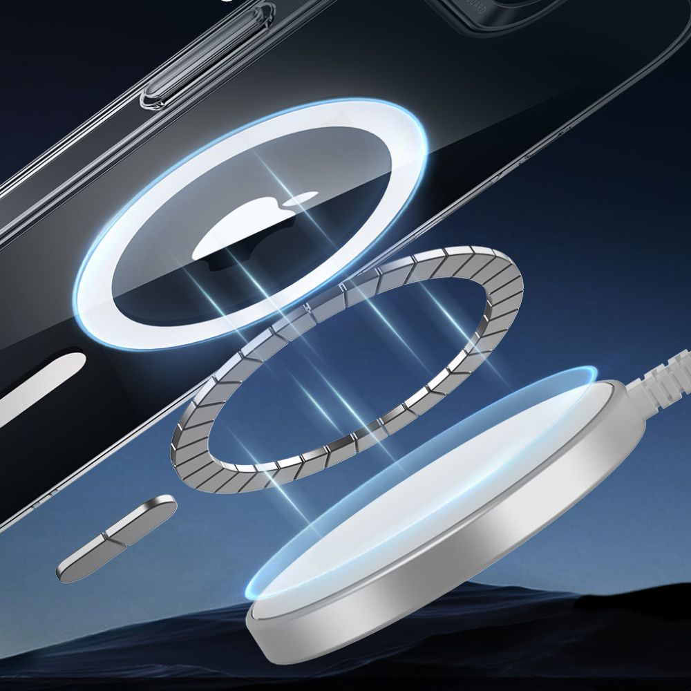 ESR HaloLock MagSafe dėklas iPhone 16e – skaidrus -- iPhone 16e