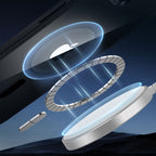 ESR Klasikinis hibridinis Halolock MagSafe Dėklas, skirtas iPhone 16e / 17e - Skaidrus-juodas -- iPhone 16e / iPhone 17e