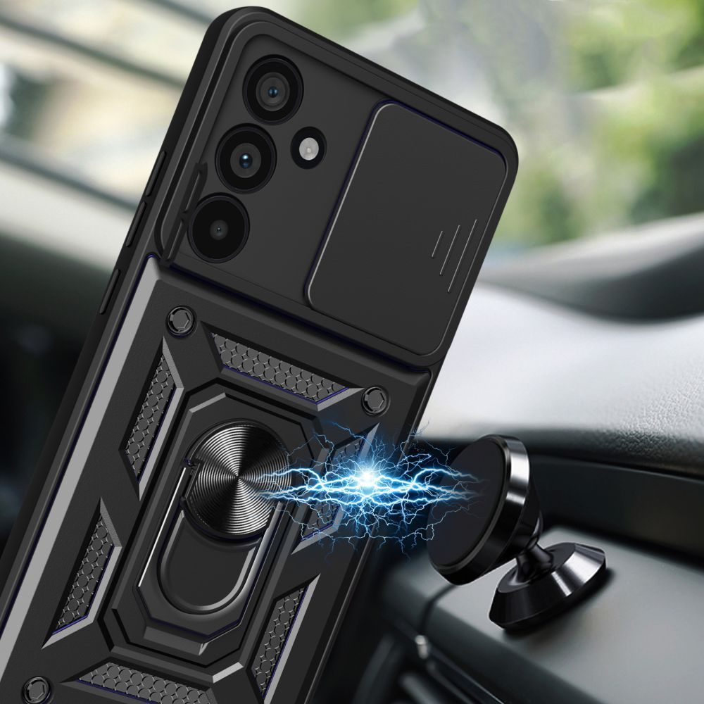 Tech-Protect CamShield Pro dėklas Samsung Galaxy A56 5G – juodas -- Samsung Galaxy A56 5G