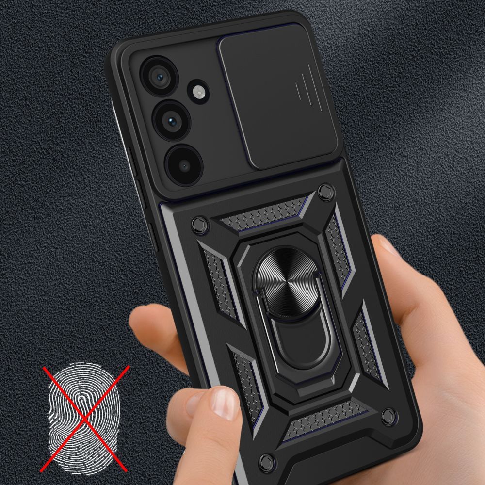 Tech-Protect CamShield Pro dėklas Samsung Galaxy A56 5G – juodas -- Samsung Galaxy A56 5G