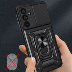 Tech-Protect CamShield Pro dėklas Samsung Galaxy A56 5G – juodas -- Samsung Galaxy A56 5G