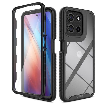 Tech-Protect gynybinis dėklas, skirtas Motorola Moto G15 / G15 Power / G05 / E15 - juodas -- Motorola Moto G15 / Motorola...