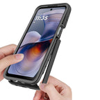 Tech-Protect gynybinis dėklas, skirtas Motorola Moto G15 / G15 Power / G05 / E15 - juodas -- Motorola Moto G15 / Motorola...