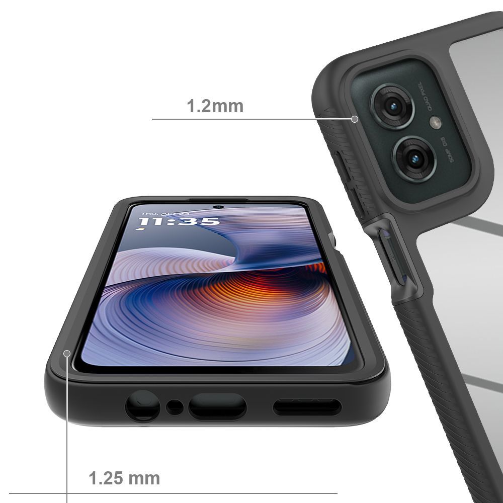 Tech-Protect gynybinis dėklas, skirtas Motorola Moto G15 / G15 Power / G05 / E15 - juodas -- Motorola Moto G15 / Motorola...