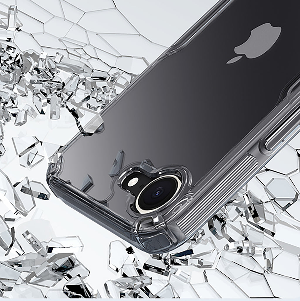 Nillkin Nature Pro skaidrus TPU dėklas iPhone 16e