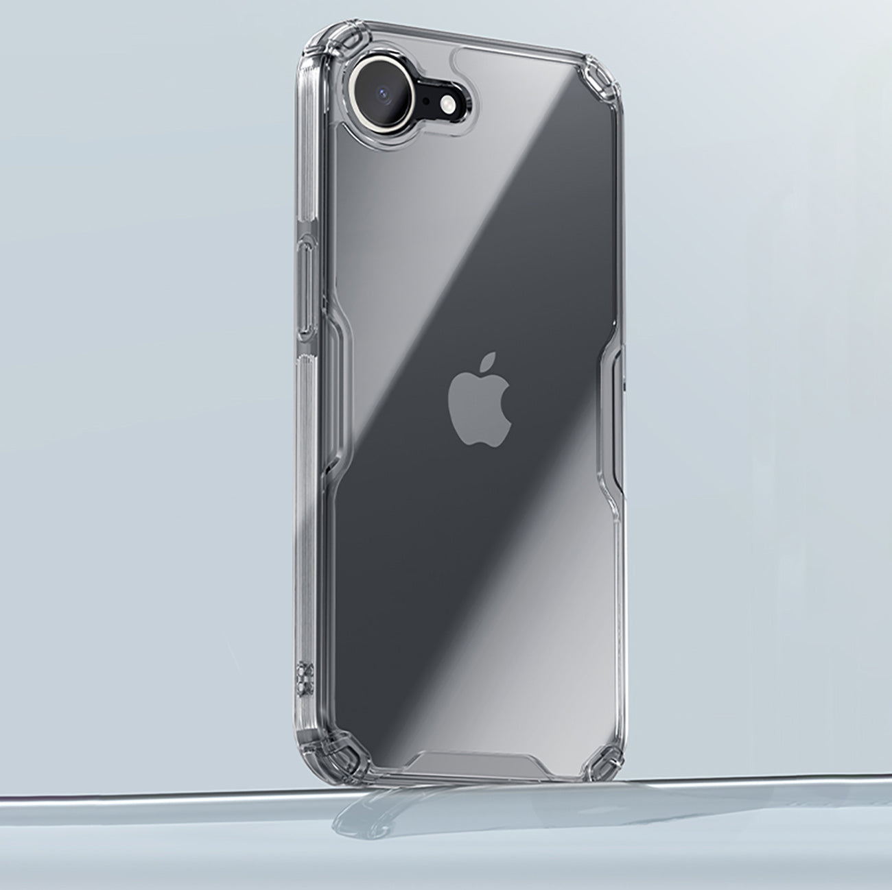 Nillkin Nature Pro skaidrus TPU dėklas iPhone 16e
