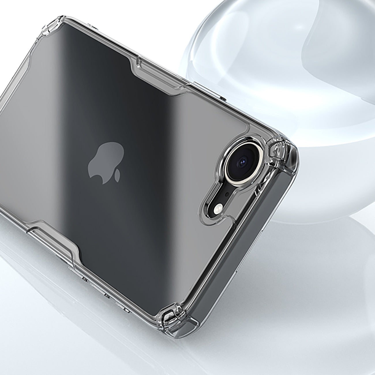 Nillkin Nature Pro skaidrus TPU dėklas iPhone 16e