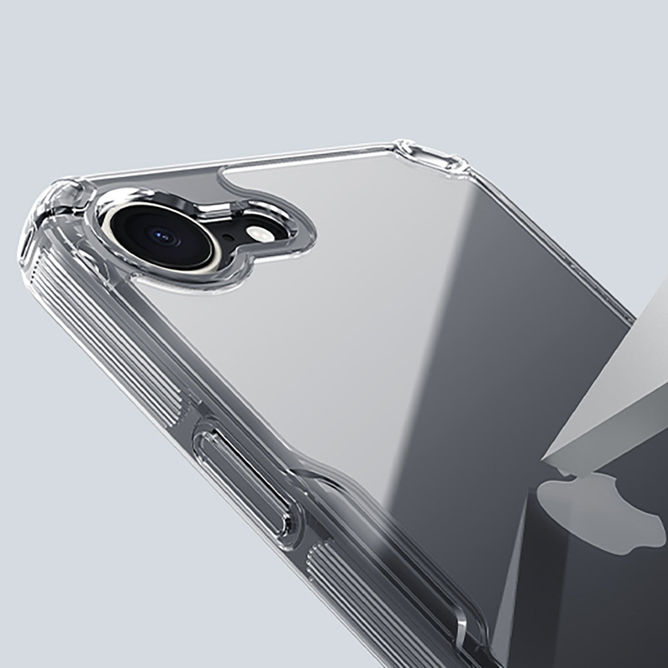 Nillkin Nature Pro skaidrus TPU dėklas iPhone 16e